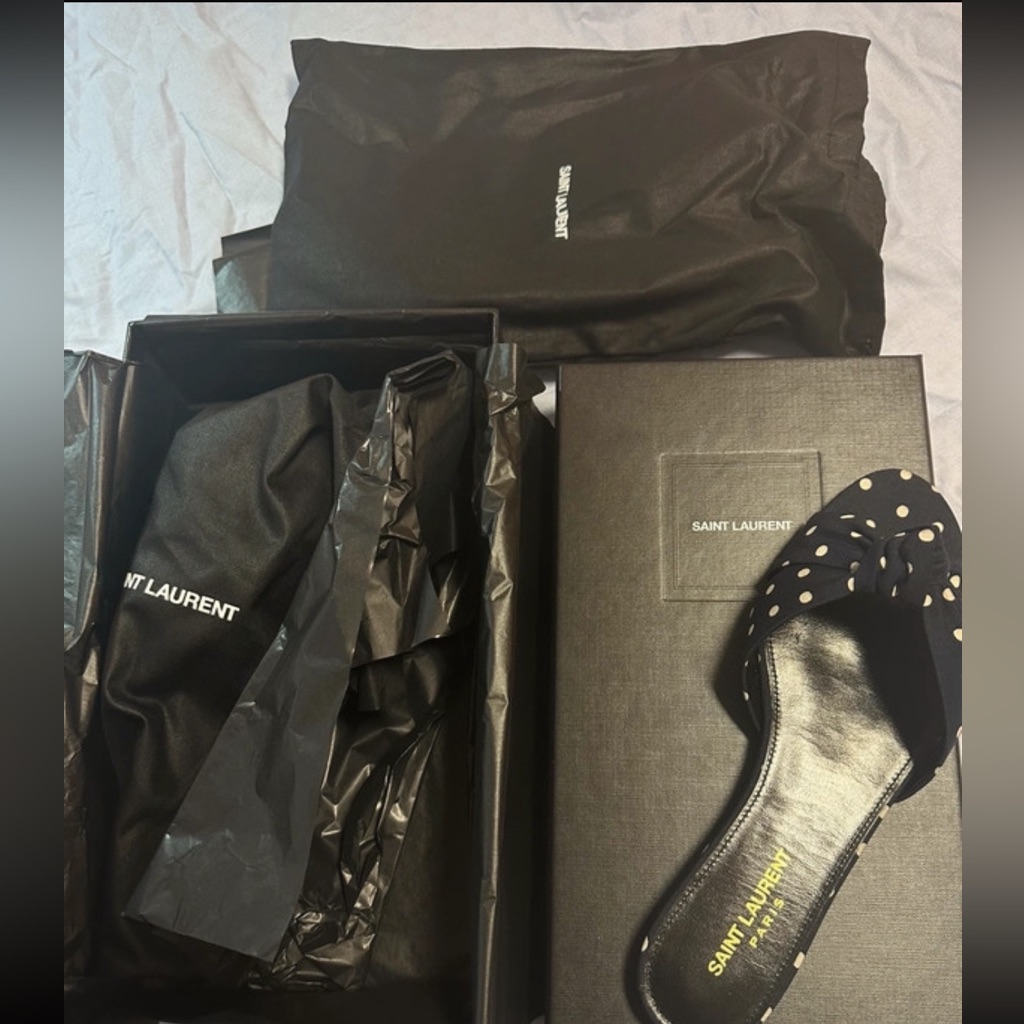 Ysl Mules Saint Laurent Mules Brand New